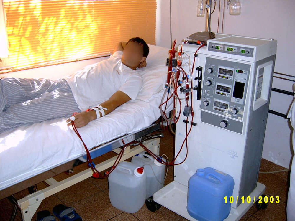  Donation of dialysis machines to 4 regional hospitals in Romania. 