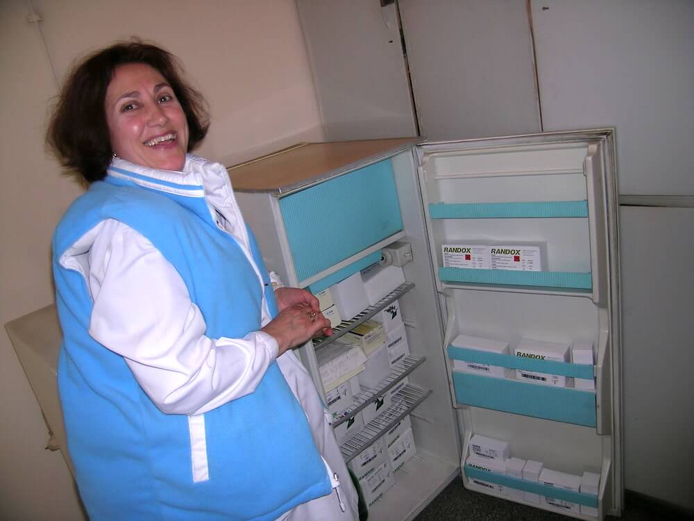  Donation of diagnostic reagents to regional hospitals in Bulgaria. 