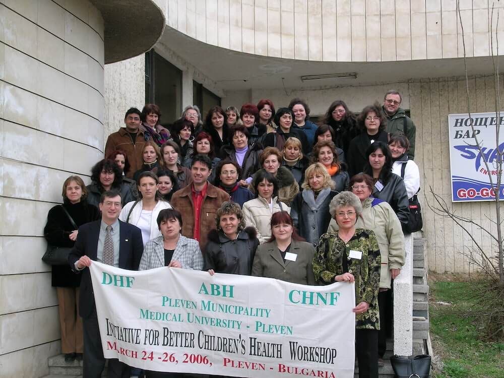  Children's Health Initiative Workshop, Pleven, Bulgaria. 30 projects impacting children and families resulted. 