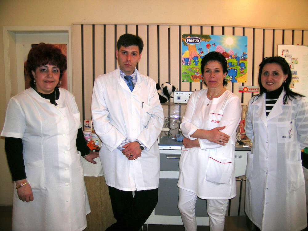  Training program for parents of low birth weight children at the Intensive Care Neonatology Clinic, University Hospital Pleven, Bulgaria. This project served as a model for neonatal care nationwide. 