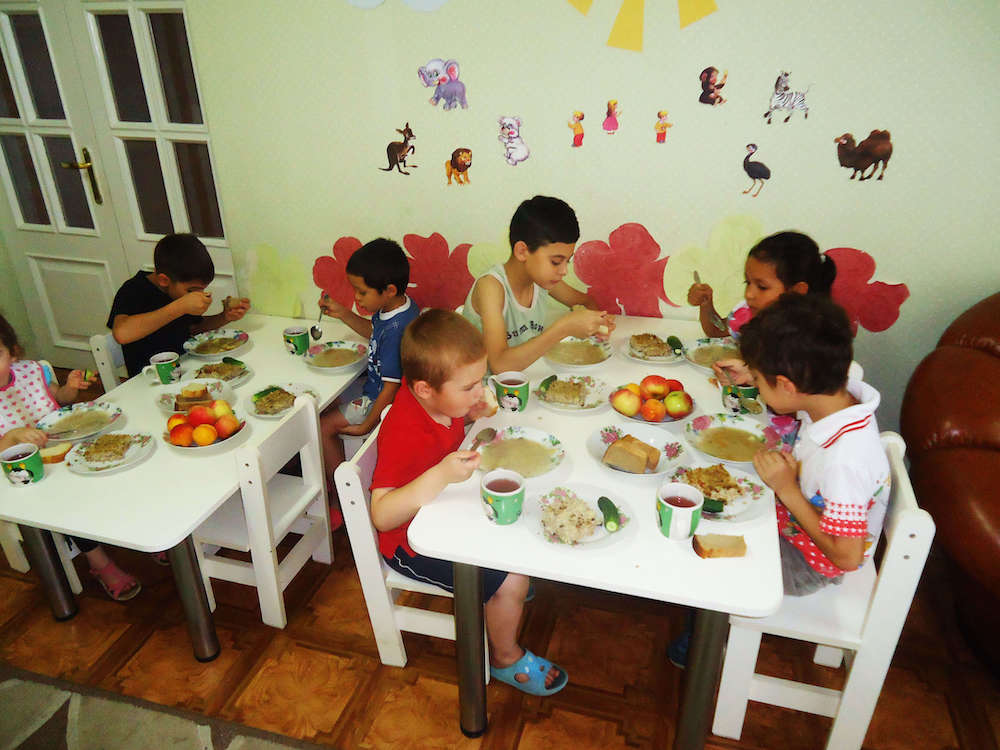  Feeding children is central to what we do. 