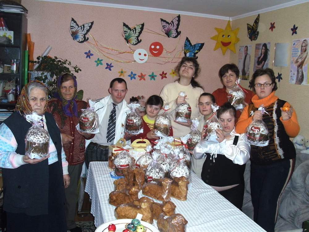  Easter celebration for diasabled children. 